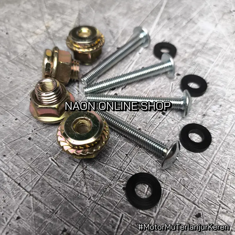 Baut Mur Wellnut Visor Windshield Anti Jebol Variasi Aksesoris Motor Yamaha Nmax Neo Turbo Lexi Lx Aerox 155 Xmax Connected Vixion Honda Adv Pcx 150 160 155 Cb150x Bahan Logam Besi Anti Karat 4