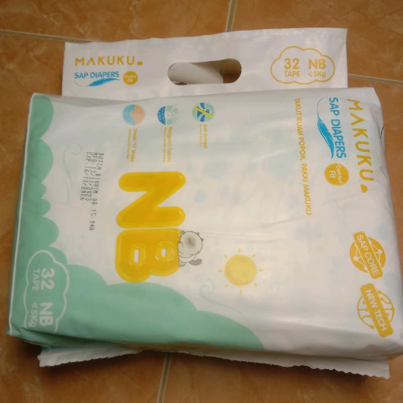Promo Murah Pempers Pekanbaru Riau Makuku Comfort fit 1 Ball Popok Bayi 1