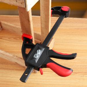 MAXPOWER F Clamps, 6-inch/150mm Quick Grip Ratchet Bar Clamp, 13-inch/340mm Spreader Clamp, Quick Release and One-Handed Clamp for Woodworking and DIY Projects 5