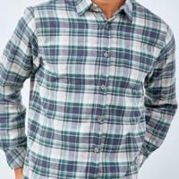 Gambar M231 Kemeja Pria Flannel Panjang Hijau 0147 - L dari M231 Official Kab. Tangerang 4 Tokopedia