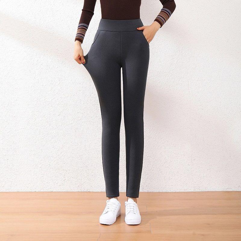 Product Introduction of Quần Legging Da Cừu Dày Cho Nữ, Quần Lông Cừu Cực Dày Vào Mùa Đông Và Bên Ngoài Để Mặc Quần Chân Ấm Áp 7