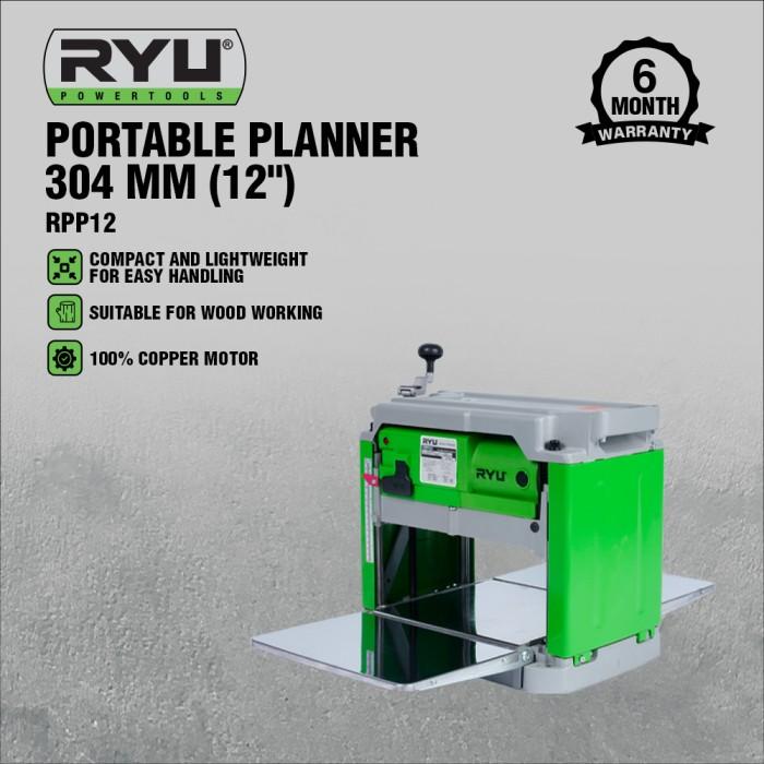Gambar RYU Mesin Serut Kayu Portable 12" Portable Planner RPP12 dari RYU Tools Kab. Serang Tokopedia
