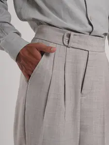 HANEUM - Kairo Gurkha - Celana Panjang Relaxed Fit - Celana Formal Santai