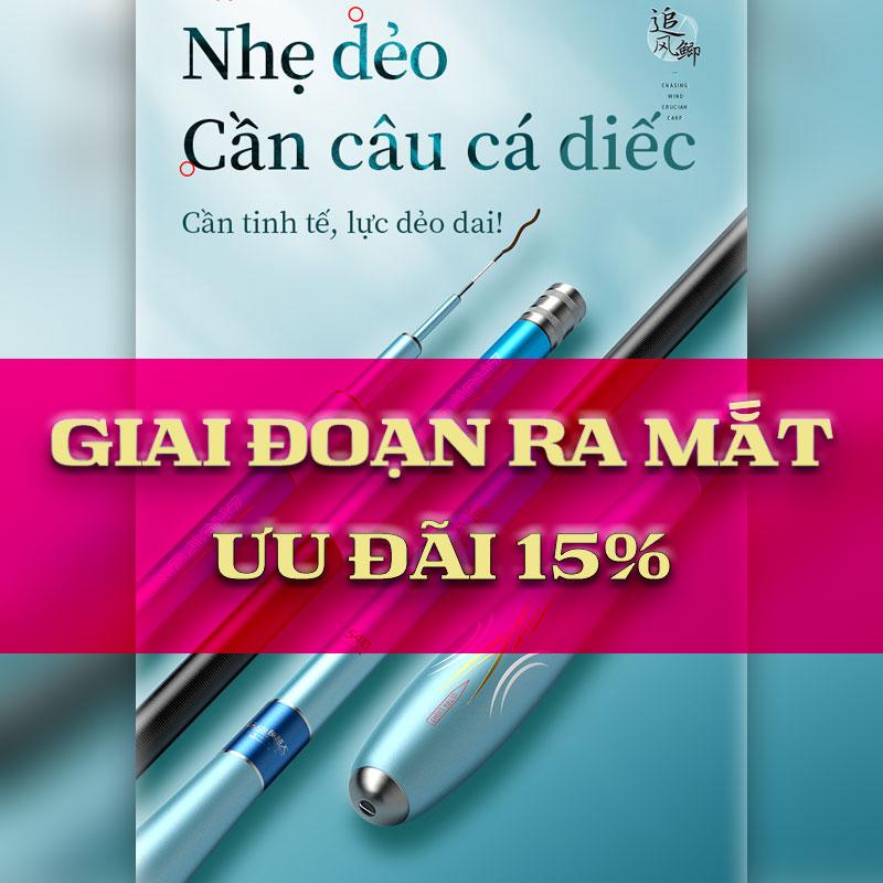 Cần Câu Cá, Để Câu Cá Tra Cá Cơm, Có Tay Cầm Tiện Dụng, Siêu Nhẹ, Cảm Giác Tốt
