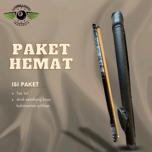 SEPAKET STICK BILLIARD BESAR KECIL TANGGUNG ADA SUDAH SAMA TAS BILIAR 1X1 HARD CASES BILYAR