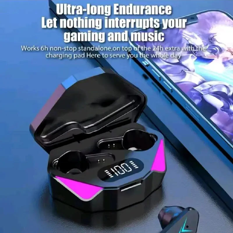 X15 TWS Wireless Bluetooth Headset Waterproof Noise Cancelling LED Earbuds with Mic Headphone 6