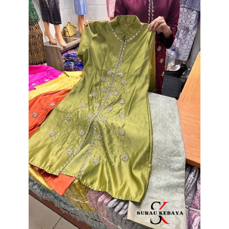 Product Introduction of Setelan Taffeta Songket Modern Dan Elegan- Baju Kurung Kondangan Mewah Bridal Payet Modern Terbaru 2025 Dress Wanita Atasan Panjang Pesta Dewasa 21