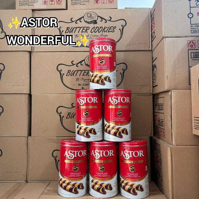 ASTOR WONDERFUL RENYAH ENAK KUE BUSKUIT KALENG BEST SELER 6 pcs per dus Exp 2027 Pilihan Variasi Sesuai Keinginan