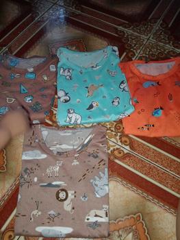 Product Review of IRU KIDS - 5 PCS PAKET SETELAN ANAK PRINTING COWOK DAN CEWEK UNISEX USIA 0-6 TAHUN FREE MAINAN from n**🦄 1