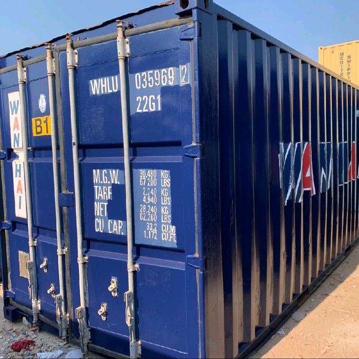 Jual Wanhai Container 20 Feet Kondisi 80% Sangat Baik Layak Pakai Tidak ...