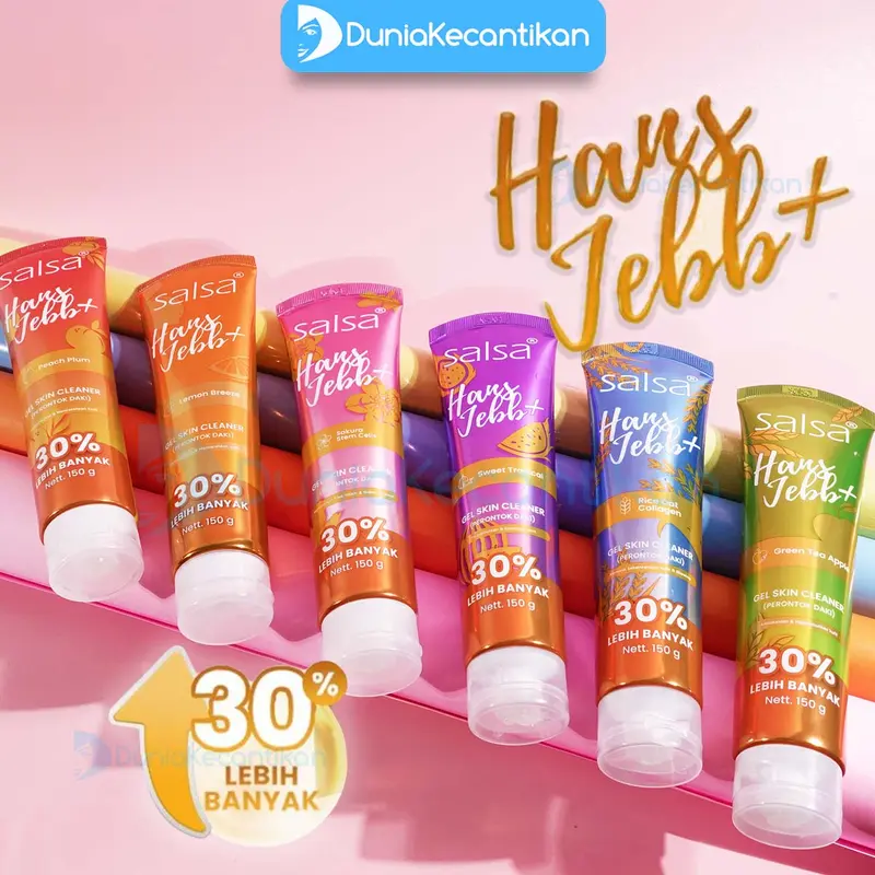NEW! SALSA Hans Jebb+ Gel Peeling  150ML Skin Cleanser Exfoliating Gel Scrub Perontok Daki & Ketiak Hitam Melembutkan Mencerahkan 1