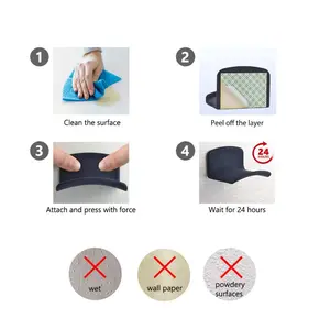 Dudukan Headphone Serbaguna / Headset Hanger Serbaguna / Bracket Headphone Tidak Perlu Meninju