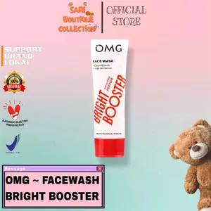 BEAUTYTRUCK.ID [Ready Stok] OMG Face wash/Bright Booster facewash Oh My Glow/fcaialwash/sabun cuci muka/facewash pelajar
