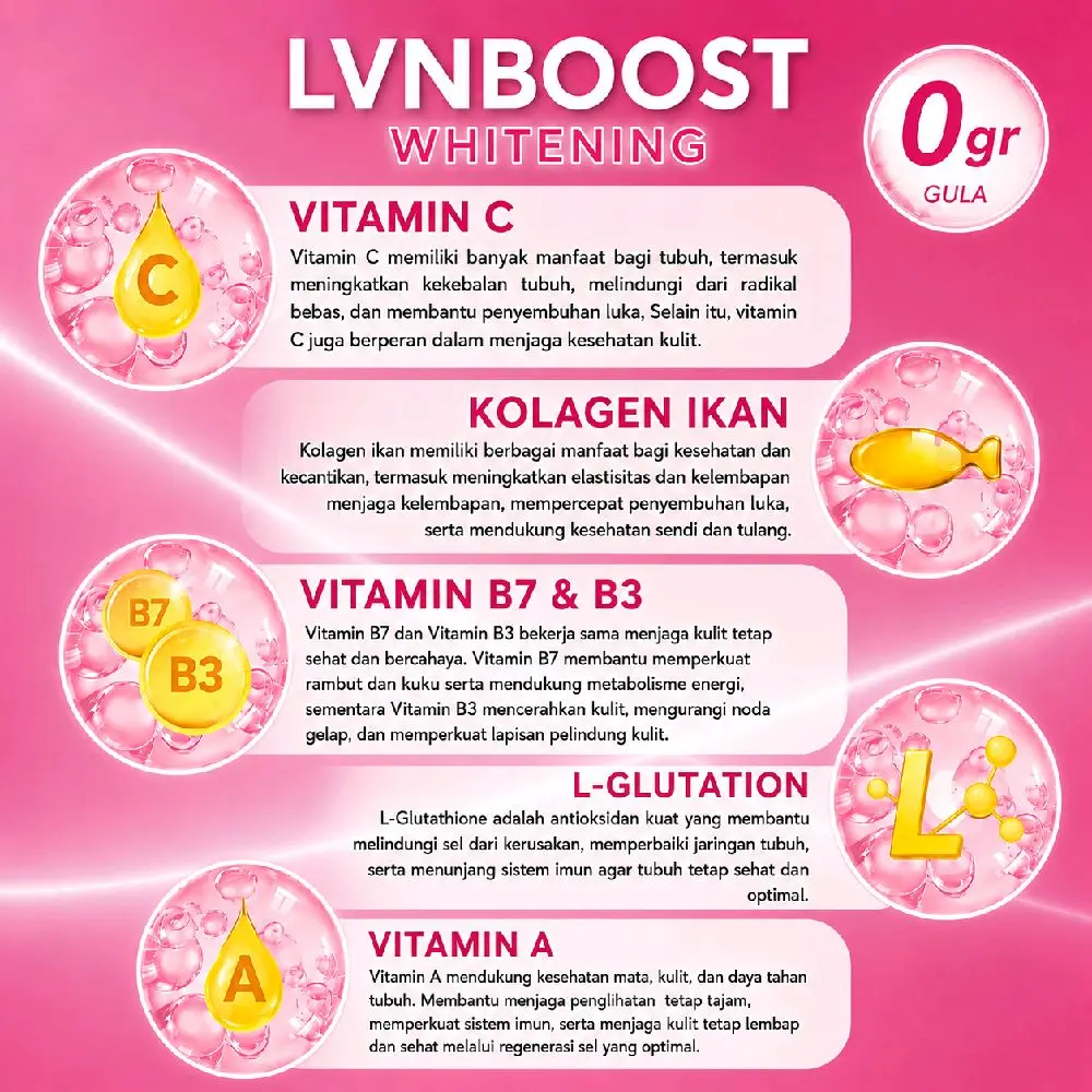 LVNBOOST - Whitening With Collagen and L-Glutatione - Shop