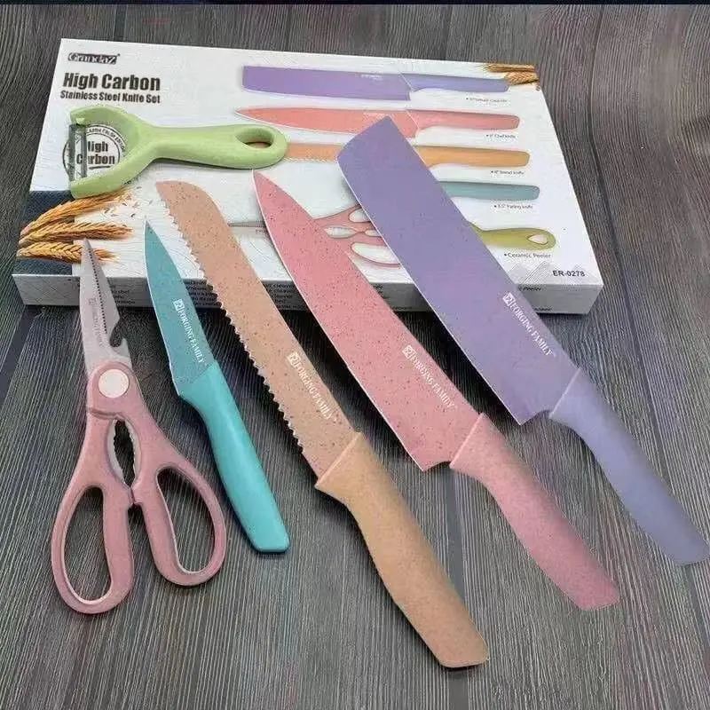 Pisau sultan warna untuk peralatan dapur Kitchenware Knife