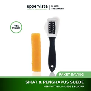 Paket Sikat Suede dan Penghapus -  Penghapus Suede, Sepatu Suede, Aksesoris Sepatu, Pembersih Sepatu Suede  - Suede, Sikat Suede, Penghapus Suede Murah Shoe