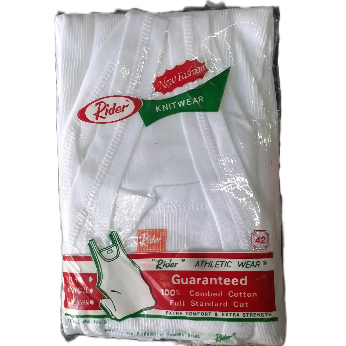 Dijual 3pcs Singlet cowo Rider salur Katun