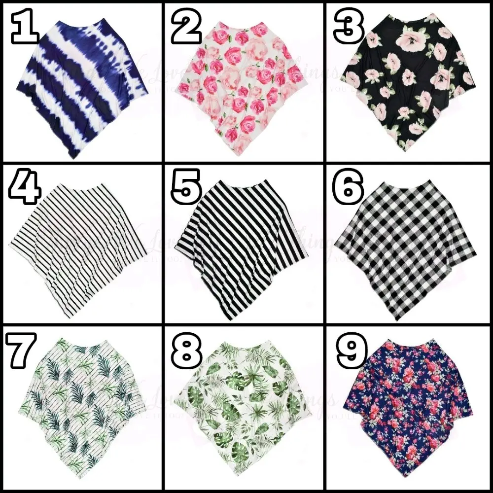 [SG SELLER] Nursing Shawl (Type J) Breastfeeding Cover Stroller Car Seat Cot Comfortable Breathable Light Weight