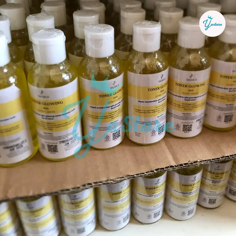 TONER GLOWING EXTRACT LEMON 60ml BPOM ORIGINAL 2