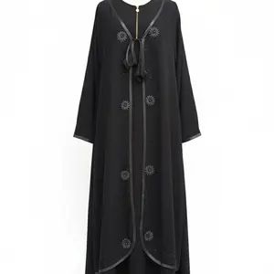 ABAYA AURORA EXCLUSIVE | ABAYA CLASSIC HITAM PREMIUM