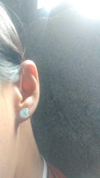 Product Review of EAR PARTNER-999 SILVER Anting-anting perak murni untuk wanita dengan penjagaan lubang telinga, anting-anting dengan berlian, anting-anting tusuk yang elegan dengan perasaan tingkat tinggi, aksesori telinga untuk tidur tanpa dilepas. from p**8 0