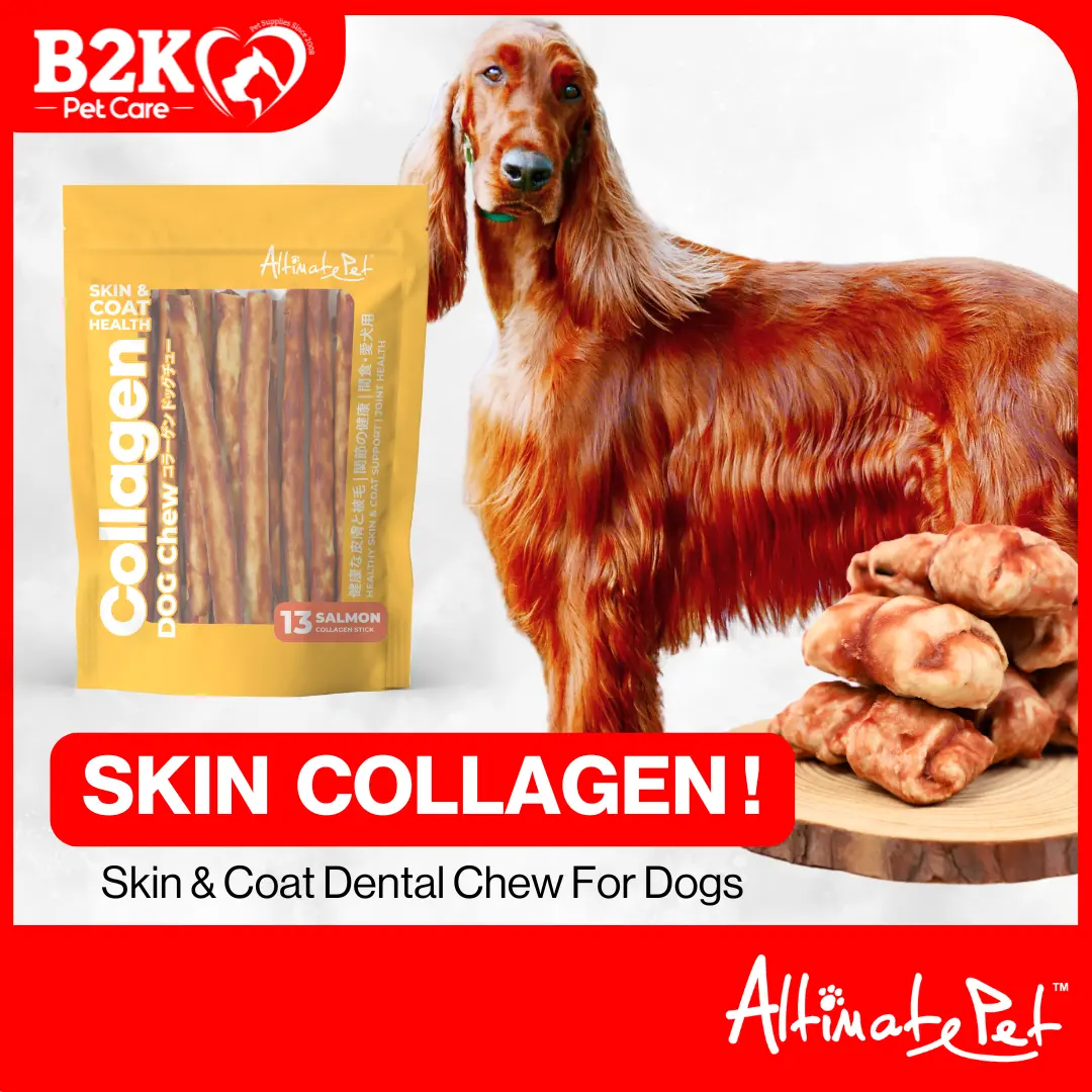 Altimate Pet Collagen Dog Chew (90g) / Dog Dental Chew (150g) | Rawhide-Free, Dog Plaque Removers treats  for