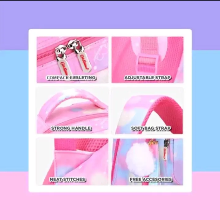 TasSekolah/Pelangi/Anak-anak/Warna Pink Fashion 5