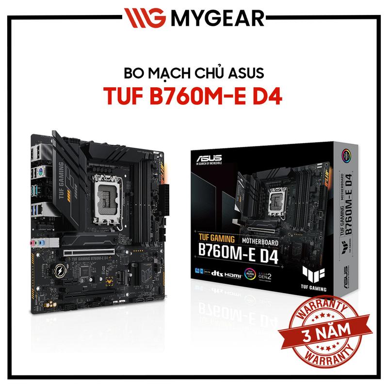 Mainboard - Bo mạch chủ Asus TUF GAMING B760M-PLUS WIFI D4/D5 B760m-F B760M-E