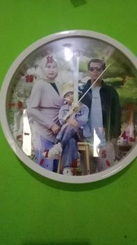 Product Review of jam dinding custom gambar sendiri from u**4 1