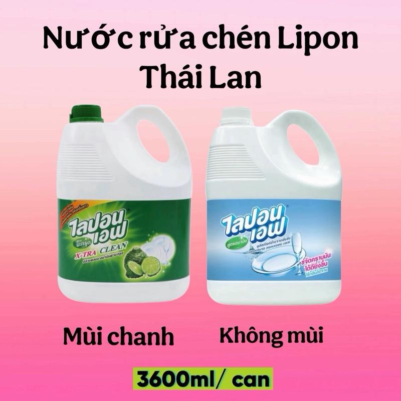  Nước rửa chén Lipon Thái Lan 3600ml  can - Làm Sạch 