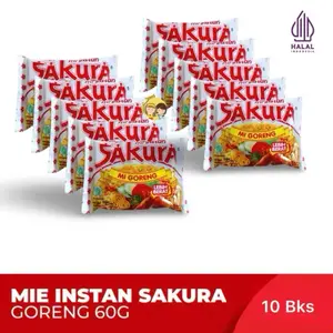 Mie Sakura 10 pcs ( cod ) paket murah Food Noodles