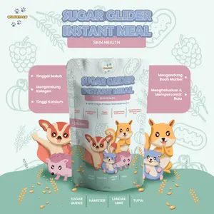 Makanan Instant Meal HPW Sugar Glider, Hamster, Landak Mini, Tupai - High Protein Wombaroo Wet Daily Food - Wonderpaw
