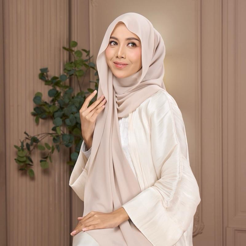 Cupcake Hoodie Shawl - Korean Chiffon (2M)