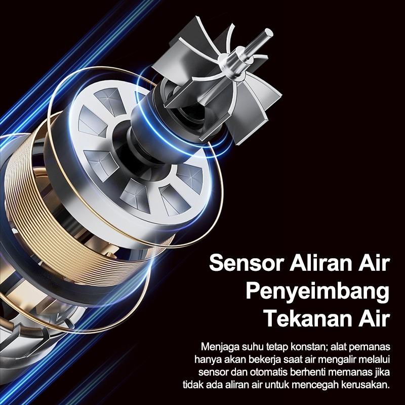 Pemanas Air Instan Listrik - Dipasang di Dinding, Suhu Konstan, Cocok untuk Kamar Mandi & Dapur