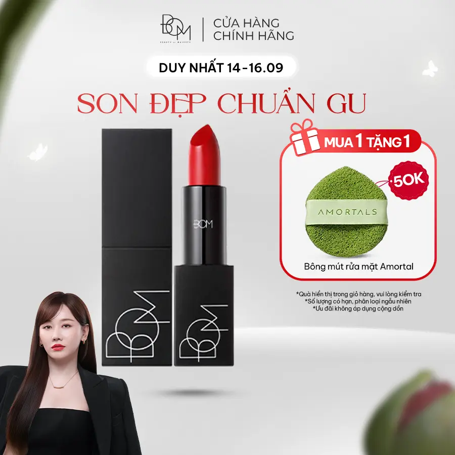 Son Thỏi Lì Siêu Mịn B.O.M My Lipstick 3.5g