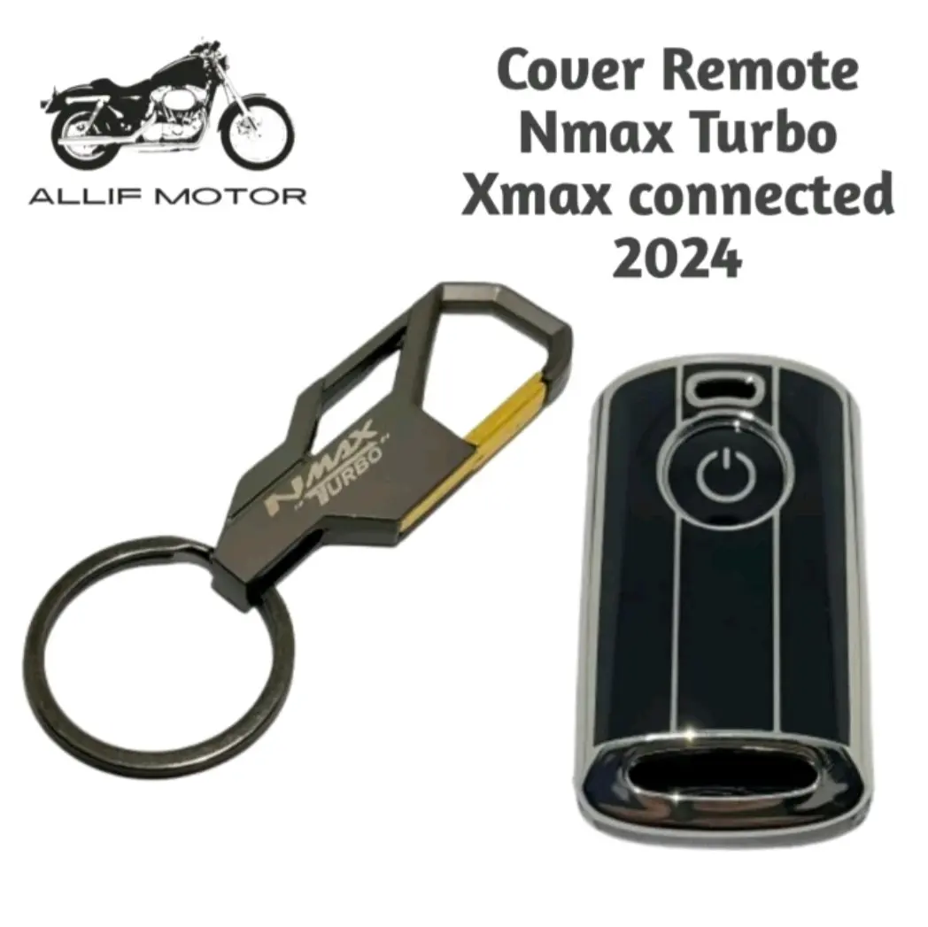 Paket Gantungan Kunci + Cover Remote Nmax Turbo Nmax Neo Xmax Connected 2024