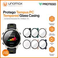 Gambar Watch Case Compatible For Garmin Forerunner 170 / 170 Music / 70 Protego Tempus PC Tempered Glass Casing (PT-100) - Black dari unomax Kota Bekasi 1 Tokopedia