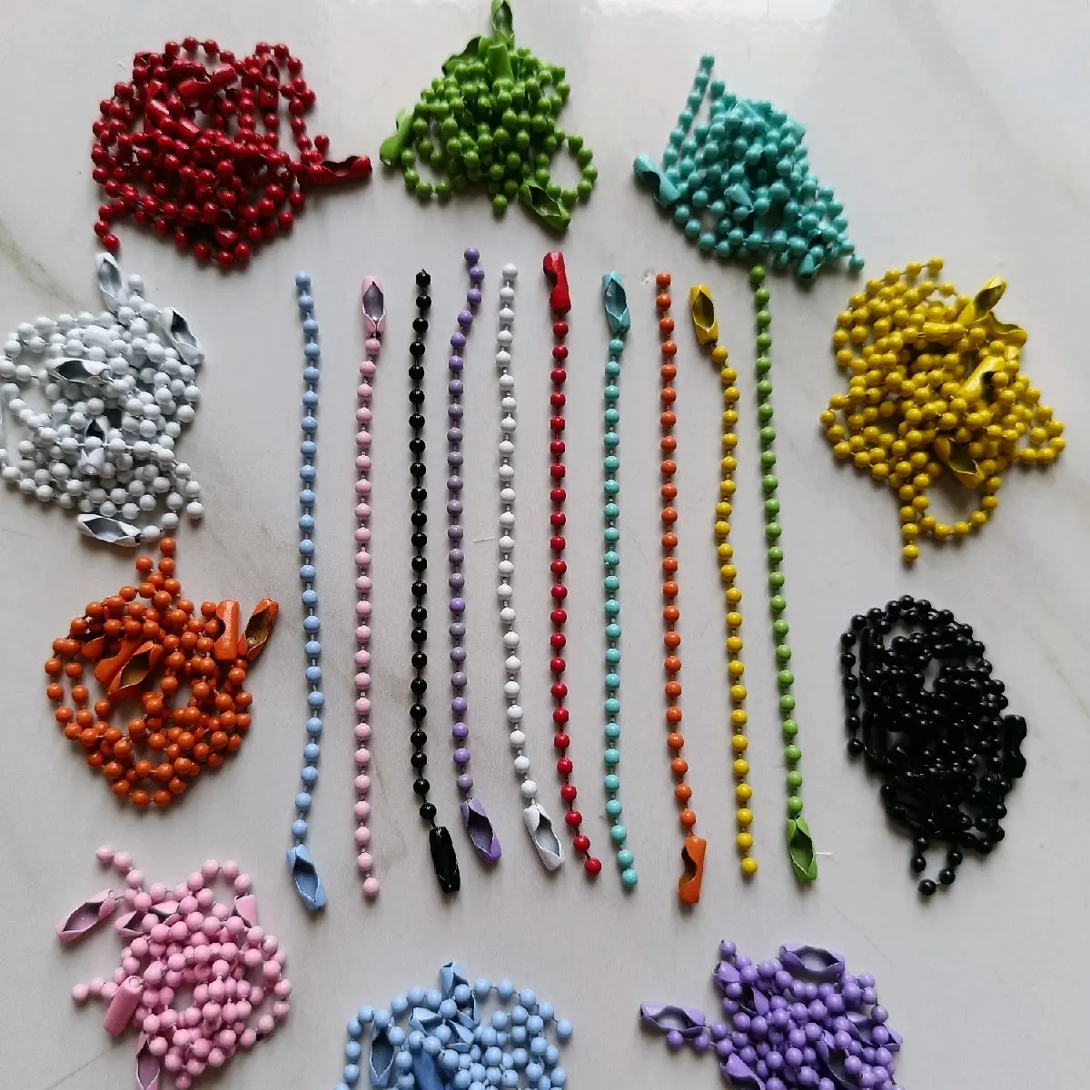 Rantai Lada Warna isi 100 Mix Warna Ukuran 10cm-+