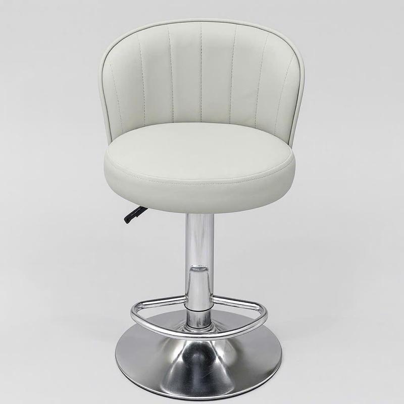 Ghế Quầy BAR Ghế MAKEUP Ghế Trang Điểm Makeup Quầy bar mâm tròn xoay 360 độ và chỉnh cao thấp hàng cao cấp mặt ngồi bằng da lưng tựa êm ái chân inox sáng bóng