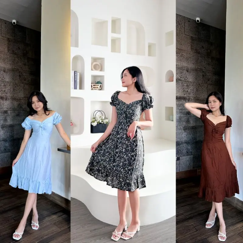 DRESS Cassandra - dress MIDI - dress hamil 0