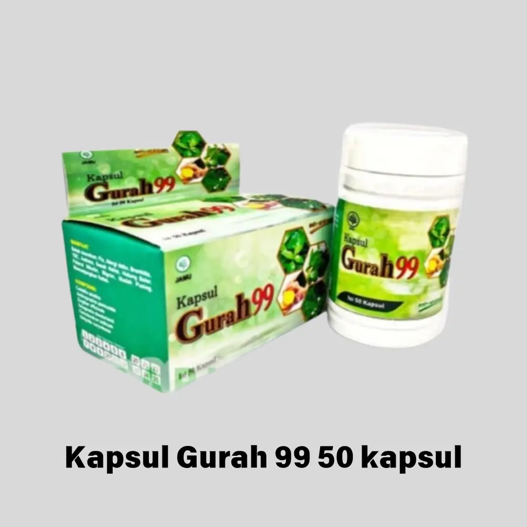 Kapsul Gurah 99 Herbal Terapi Batuk Alergi