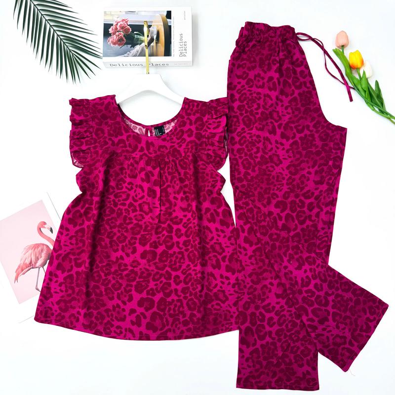 Bộ Đồ Tole Nữ Quần Dài Cánh Tiên VNXK F21 45-75kg Cao Cấp - Women, Top Áo