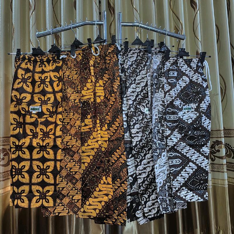 Celana Batik Boim untuk Anak dan Dewasa, Bahan Katun Adem dan Nyaman -Panjang, Pria 4