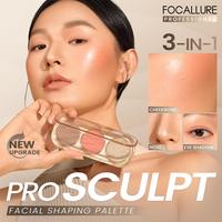Gambar FOCALLURE 2PCS Makeup Set Duo Eyebrow Cream & Gel & 3-in-1 Facial Shaping Palette Paket Makeup Paket Hemat - PP01, BR03 dari BEAUTY ENTITY Kab. Tangerang 5 Tokopedia