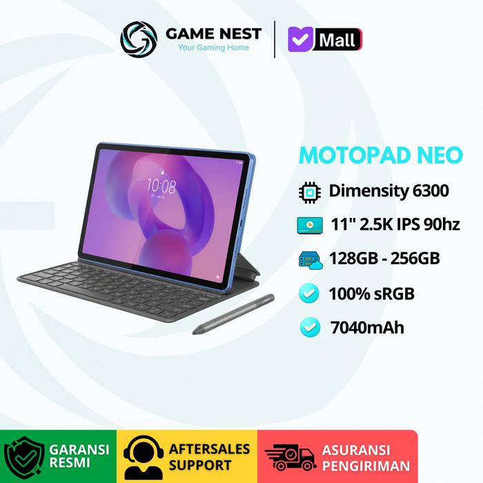Gambar [ FLASH SALE ] Lenovo Motopad 60 Neo 8/256GB 8/128GB 4/128GB 90Hz 11" inch 2.5K Ultra Clear Dolby Atmos Motorola Moto Pad dari GAME NEST Kota Administrasi Jakarta Pusat Tokopedia
