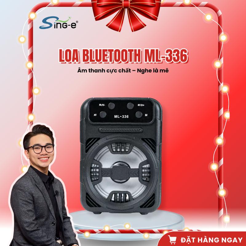    dangkhuyetofficialxHBL   LOA BLUETOOTH ML336-BLACK loa nghe nhạc mini thiết kế gọn nhẹ đẹp mắt- âm thanh chất lượng - bass ấm âm hay pin tốt KOL KOC  