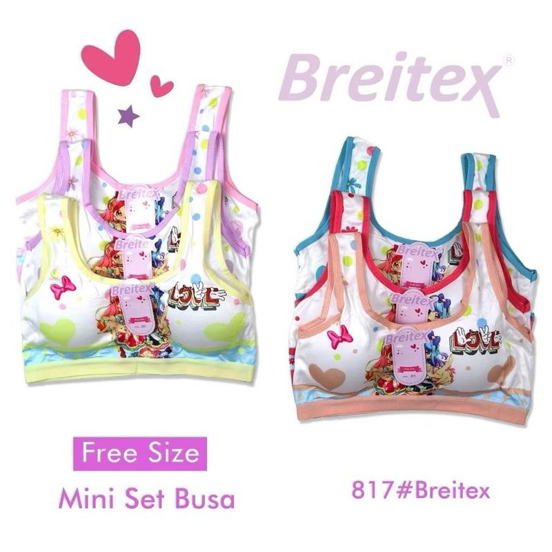 6 Pcs Miniset Anak Bra Kembem Busa Lepas Pasang Motif Lucu Dalaman Anak Wanita Murah - Fashion 2