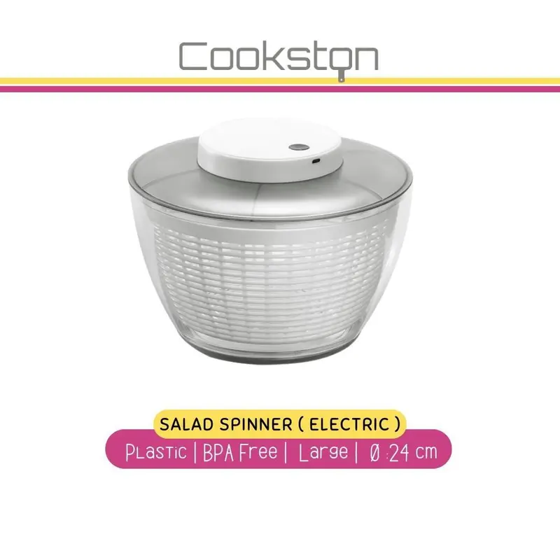 COOKSTON Salad Spinner Electric Dryer - Pengering Sayuran Electric - Size Large 1