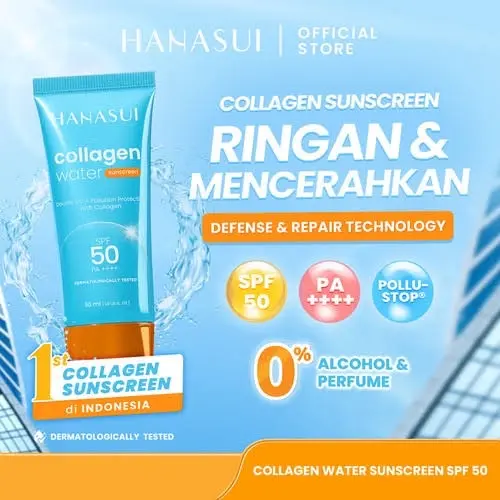 Hanasui Collagen Water Sunscreen spf50
