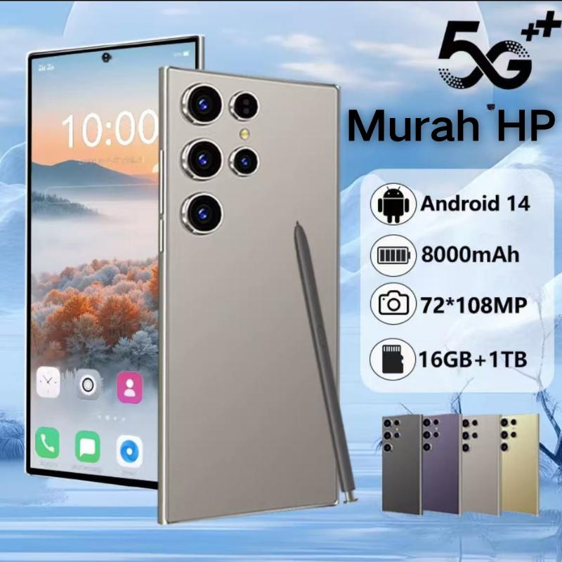 [100% Asli Baru]  S 25 Ultra Smartphone 5G Ponsel Gaming Baru 100% Asli Murah Android 7.3inch Layar Full Screen 16GB+1TB Memori 4G/5G WFI Dual Sim Card Handphone Cuci Gudang 2025 Bisa COD